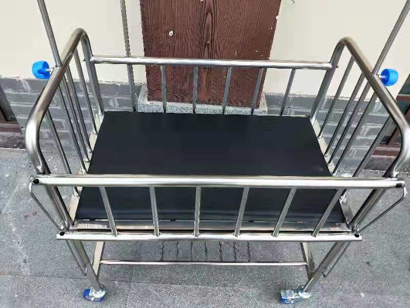 MBC-02 Stainless steel hospial baby bed