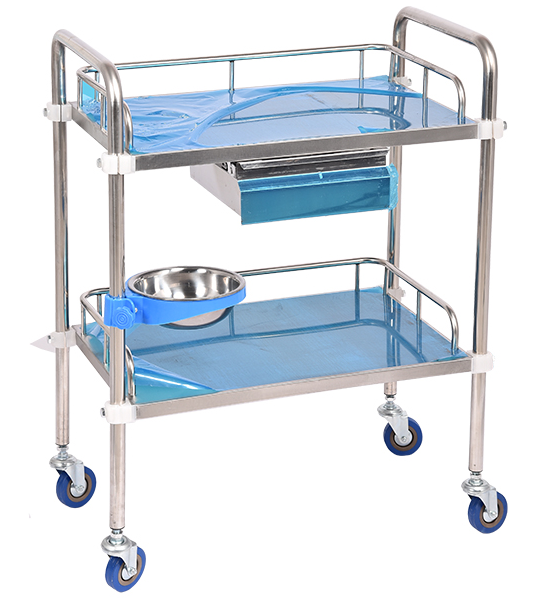 ST01/ST02 Stainless steel medical cart hospital medicine cart