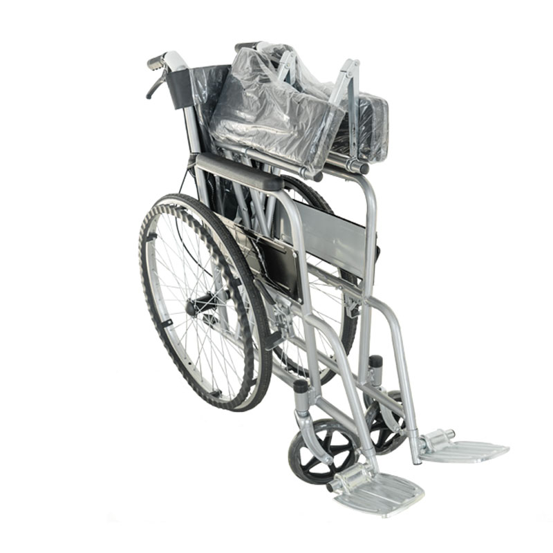 Folding lightweight wheelchair with toilet Ultra-light portable medical manual wheelchair