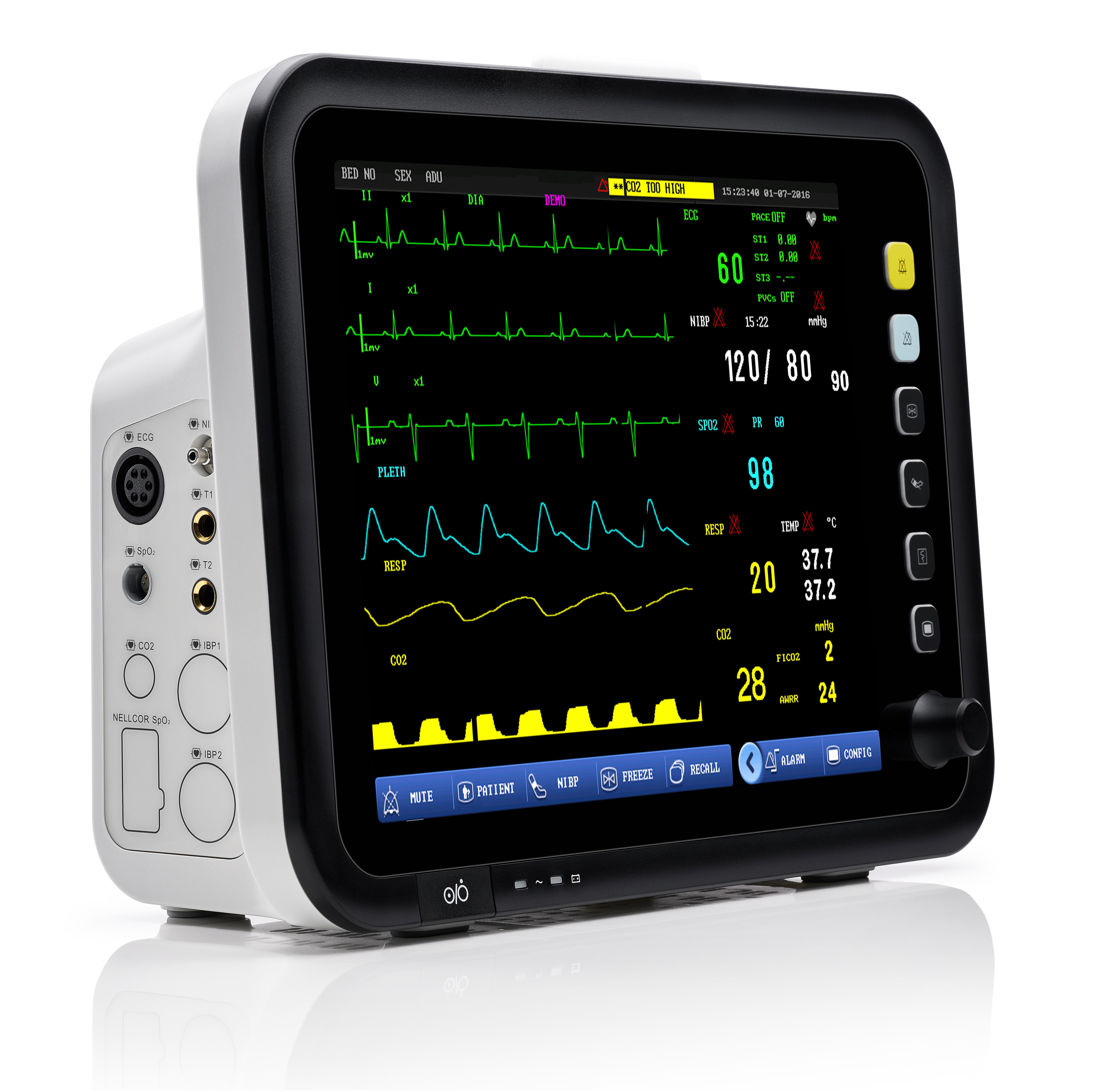 MM-8000C12.1" Multi-parameter PatientMonitor
